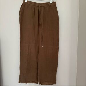 Rails Brown Gauze Pants, Size M
